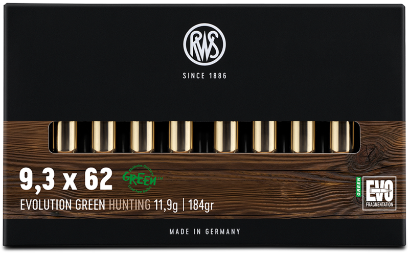RWS 9,3x62 EVO Green/11,9g