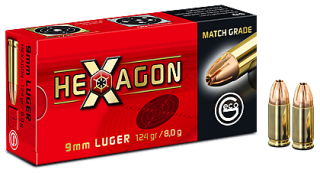Geco 9mm Luger Hexagon 8g
