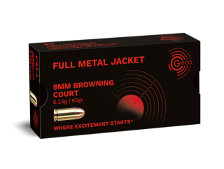 Geco 9mm Browning FMJ 6,15g