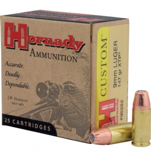 Hornady 9mm Luger XTP/147grs