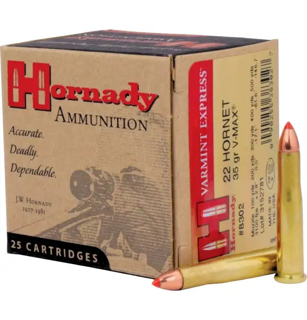 Hornady 22 Hornet V-MAX/35grs