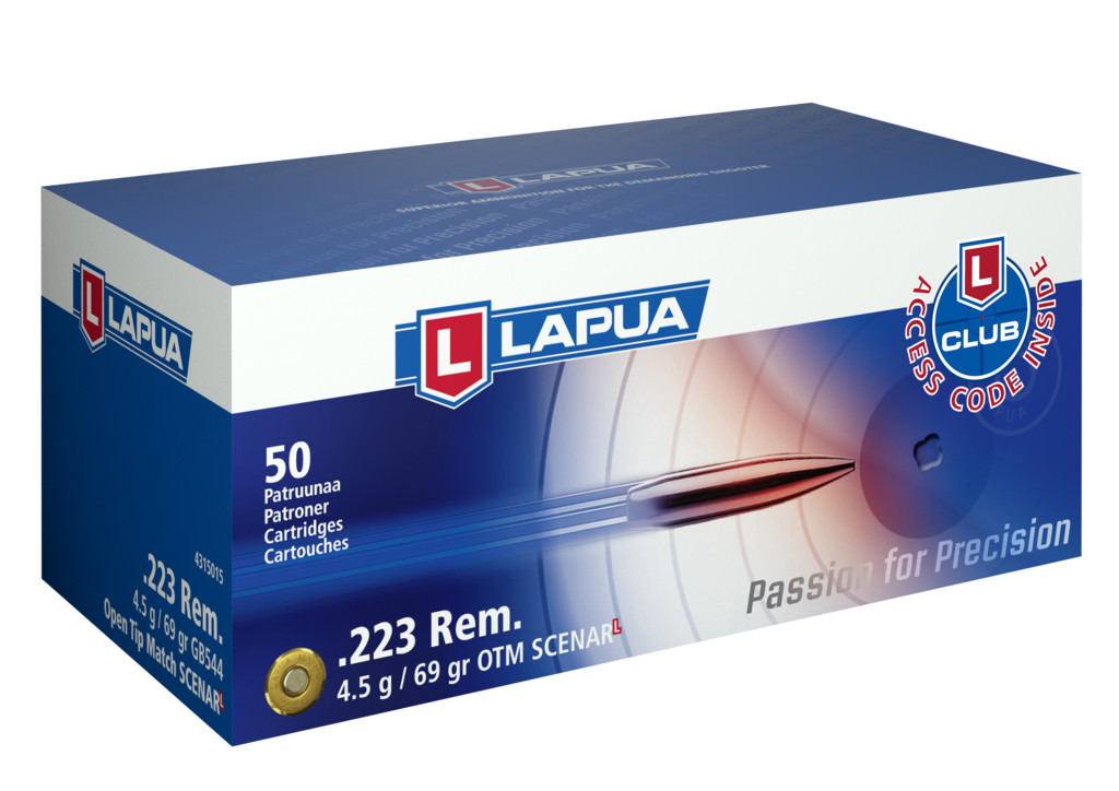 Lapua 223 Rem. Scenar-L 4,5g