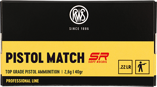 RWS 22LR Pistol Match SR 2,6g