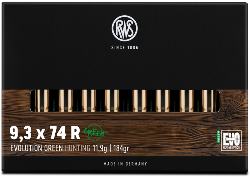 RWS 9,3x74 R EVO Green/11,9g