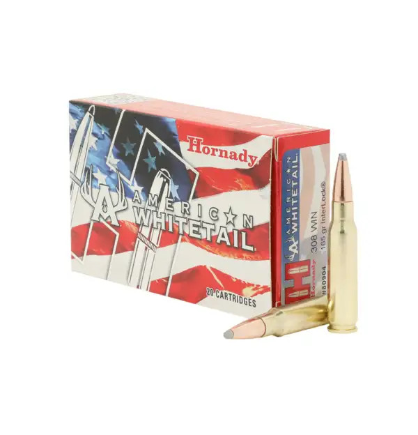 Hornady 308 Win. SP Interlock AW/165grs