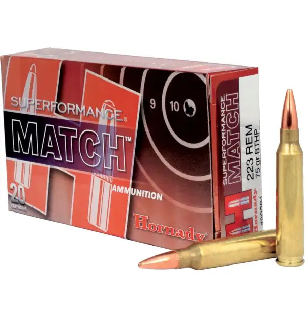Hornady 223 Rem. BTHP Match/SPF/75grs