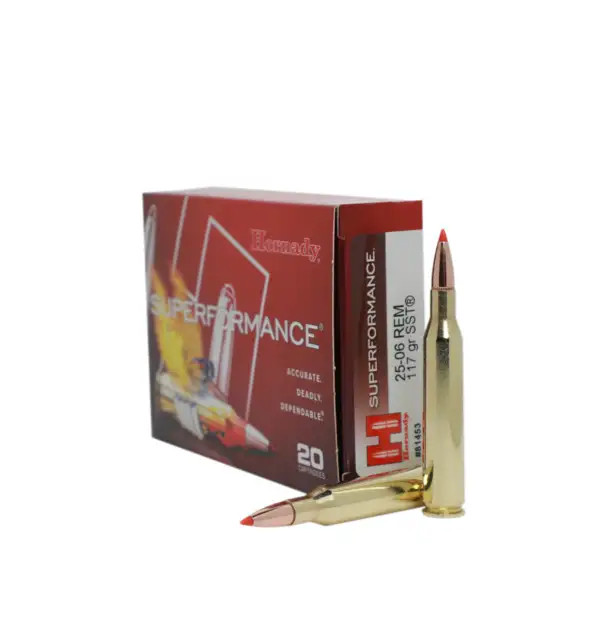 Hornady 25-06 Remington SST/SPF/117grs
