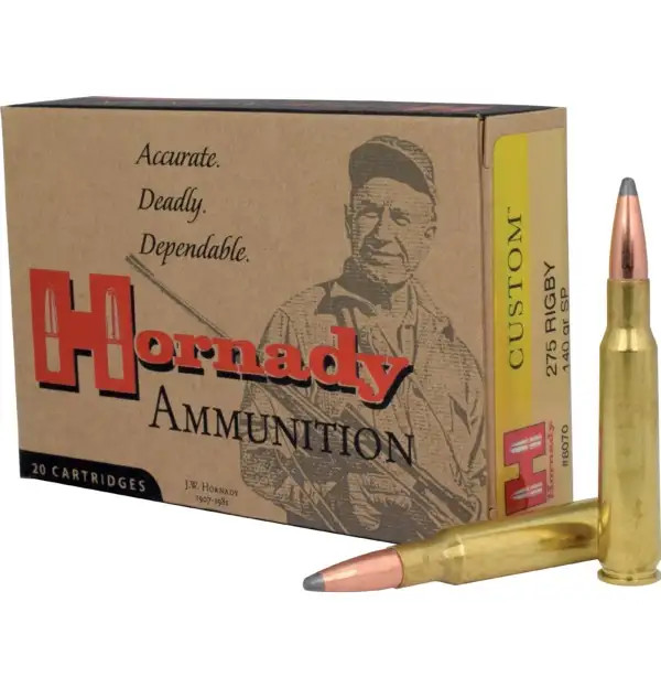 Hornady 275 Rigby SP Interlock/140grs