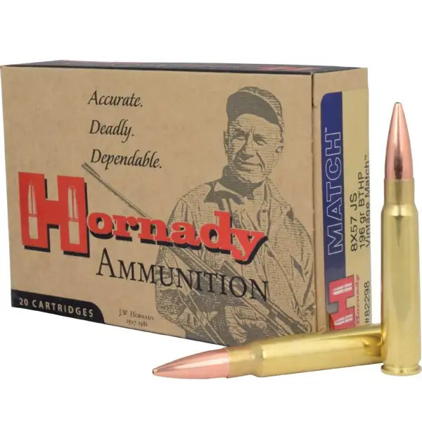 Hornady 8x57 JS BTHP/196grs