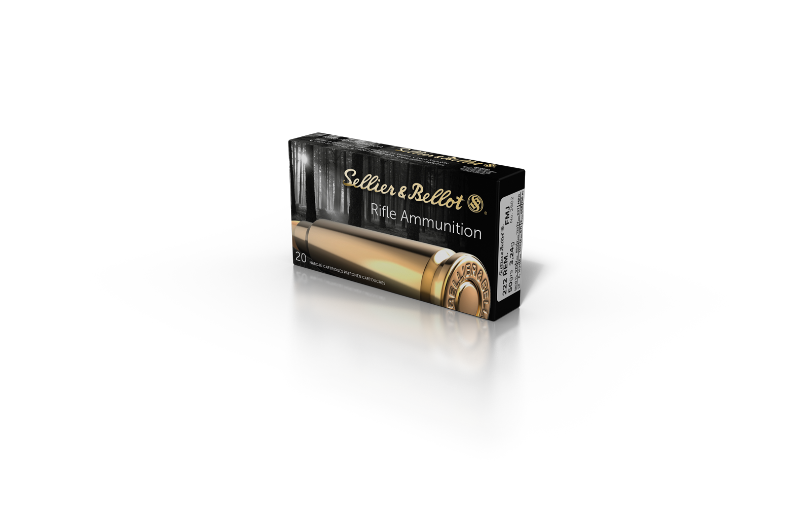 222 Rem. FMJ/2902 3.24g
