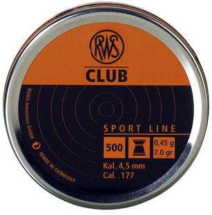 RWS Diabolo Club (4,5mm / 500ks)