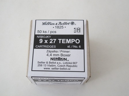 9mm TEMPO st.6 čierna