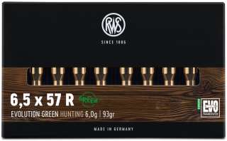 RWS 6,5x57 R EVO Green/6,0g